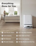 Yeedi M14 Plus Robot Vacuum and Mop with All-in-One Station, 18000Pa, OZMO Rolle... - Image 7