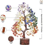 YATSKIA Chakra Crystal Tree - Handmade Healing Crystal Trees with 7 Chakra Stone... - Image 3