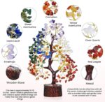 YATSKIA Chakra Crystal Tree - Handmade Healing Crystal Trees with 7 Chakra Stone... - Image 4