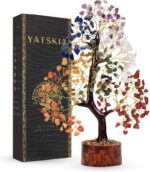 YATSKIA Chakra Crystal Tree - Handmade Healing Crystal Trees with 7 Chakra Stone... - Image 9
