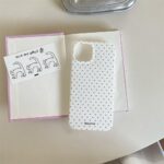 inewateri Compatible with iPhone 13/iPhone 14 Case with Cute Fashion Polka Dot A... - Image 4