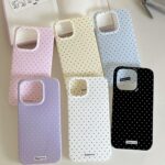 inewateri Compatible with iPhone 13/iPhone 14 Case with Cute Fashion Polka Dot A... - Image 7