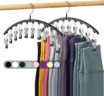 Volnamal Legging Organizer for Closet, 2 Pack Metal Yoga Pants Hangers w/10 Clip... - Image 10