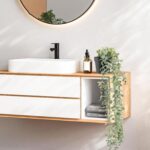 Der Rose 1Pcs Fake Plants Hanging Artificial Potted Faux Eucalyptus Plants for M... - Image 6
