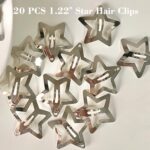 20 PCS 1.22" Star Hair Accessories - Non-Slip Metal Snap Clips and Barrettes for... - Image 7