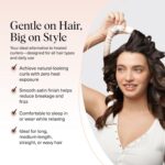 Kitsch Satin Heatless Curlers Set – Heatless Curls Overnight with 34" Hair Curle... - Image 4