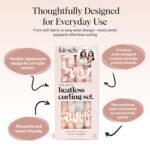 Kitsch Satin Heatless Curlers Set – Heatless Curls Overnight with 34" Hair Curle... - Image 5