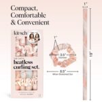 Kitsch Satin Heatless Curlers Set – Heatless Curls Overnight with 34" Hair Curle... - Image 6