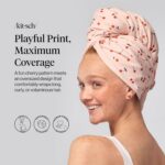 Kitsch Plush Microfiber Hair Towel Wrap for Women – Ultra Absorbent Microfiber B... - Image 3