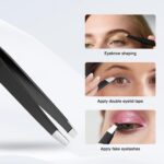 4-Piece Professional Tweezers Set, Tweezers for Eyebrows, Facial Hair, Splinter ... - Image 6