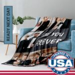 DayOfShe Ships Next Day Photo Blanket Gifts for Wife, Custom Blankets as Girlfri... - Image 3