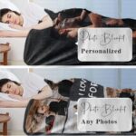 DayOfShe Ships Next Day Photo Blanket Gifts for Wife, Custom Blankets as Girlfri... - Image 4