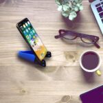 Portable Cell Phone Stand for Desk, Foldable Pocket Travel Mobile Phone Holder, ... - Image 8