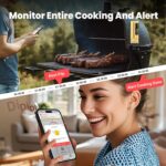 BBQOVN WiFi Sub-1G Wireless Meat Thermometer Unlimited Range 7 NIST Certified Se... - Image 7