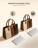 LOVEVOOK Purse for Women, Vintage Leather Shoulder Handbag, Small Ladies Satchel... - Image 7