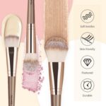 Make Up Brushes, MAANGE 18 Pcs Premium Synthetic Makeup Brushes Set Soft Foundat... - Image 8