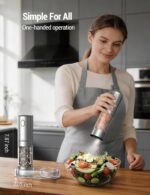 ThermoMaven Upgraded Larger Capacity Electric Salt and Pepper Grinder Set, 110ml... - Image 4