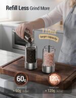 ThermoMaven Upgraded Larger Capacity Electric Salt and Pepper Grinder Set, 110ml... - Image 7