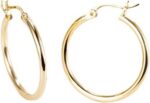 Today Deals Prime 14K Gold Hoop Earrings for Women Clearance Items+Haul Store Re... - Image 3