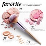 BS-MALL Makeup Brush Set 18 Pcs Professional Foundation Powder Concealers Eyesha... - Image 3