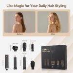 Sendowtek Hot Air Styler Brush Set for Women 5 in 1, 800W 3 Level Temp Hairdryer... - Image 8