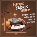 Nostalgia Tabletop Indoor Electric S'mores Maker - Smores Kit With Marshmallow R... - Image 3