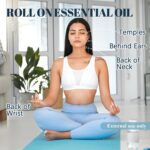 Calm Essential Oil Roll On, Aromatherapy Roll On Oil Blends for Stress Relief, M... - Image 3
