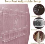 Acrylic Straw Holder for Cabinet Door - Child-Safe Organizer & Dispenser with Sm... - Image 5