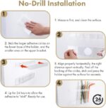 Acrylic Straw Holder for Cabinet Door - Child-Safe Organizer & Dispenser with Sm... - Image 6
