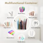 Acrylic Straw Holder for Cabinet Door - Child-Safe Organizer & Dispenser with Sm... - Image 7