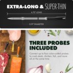 CHEF iQ Sense | Smart Wireless Meat Thermometer | 3 Ultra-Thin Probes | WiFi Unl... - Image 6