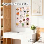 2026 Bucket List Calendar – Inspirational 12-Month Wall Calendar with Illustrate... - Image 7