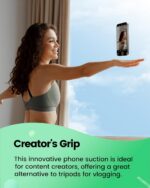 amBand Magnetic Suction Phone Grippy for MagSafe Case, Silicone Cup Sticky Mount... - Image 7