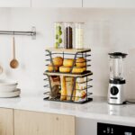 TIDIIABODE 2 Pack Stackable Storage Laundry Kitchen Organizers, Wall Mount Trash... - Image 5