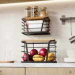 TIDIIABODE 2 Pack Stackable Storage Laundry Kitchen Organizers, Wall Mount Trash... - Image 8