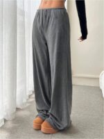 SOLY HUX Women's Drawstring Sweatpants Low Rise Baggy Wide Leg Pants with Pocket... - Image 4