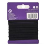 Goody Ouchless Seamless Hair Elastics, 8 Ct, Black, Damage-Free Gentle Hold Elas... - Image 4