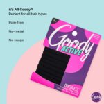 Goody Ouchless Seamless Hair Elastics, 8 Ct, Black, Damage-Free Gentle Hold Elas... - Image 6