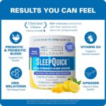 Relaxium SleepQuick Gummies - Sleep Aid + Gut Health & Immune Support, 5 mg Mela... - Image 6