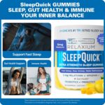 Relaxium SleepQuick Gummies - Sleep Aid + Gut Health & Immune Support, 5 mg Mela... - Image 7