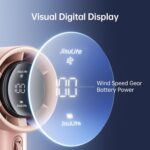 JISULIFE Portable Handheld Fan, Speed(1-100) Adjustable Turbo Mini and 3600mAh B... - Image 4