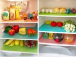9 Pack Refrigerator Mats,Washable Fridge Mats Liners Easy to Clear Fridge Pads M... - Image 3