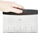 Amazon Basics Multi-Purpose Bench Scraper, Stainless Steel Dough Cutter with Mea... - Image 6