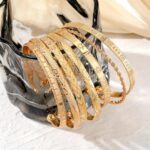 IFKM Gold Bangles Bracelets for Women Girls 14k Gold Plated Multi Layer Stackabl... - Image 5