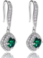 925 Sterling Silver Drop Earrings for Women Trendy Gold Hypoallergenic Dangle Ea... - Image 3