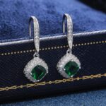 925 Sterling Silver Drop Earrings for Women Trendy Gold Hypoallergenic Dangle Ea... - Image 4