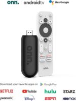 ONN Android TV 2K FHD Streaming Stick with Remote Control & Power Adapter WiFi H... - Image 3