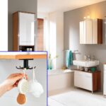2pcs 360 °Rotation Utility Hooks,Under Cabinet Kitchen Hooks,Storage Shelf rv Mu... - Image 4