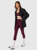 2 Pieces Workout Sets for Women,Seamless Yoga Leggings with Padded Sports Bras,A... - Image 6