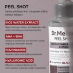Dr.Melaxin Peel Shot Exfoliating Black Rice Ampoule 2.7 fl.oz - Rice Water AHA B... - Image 5